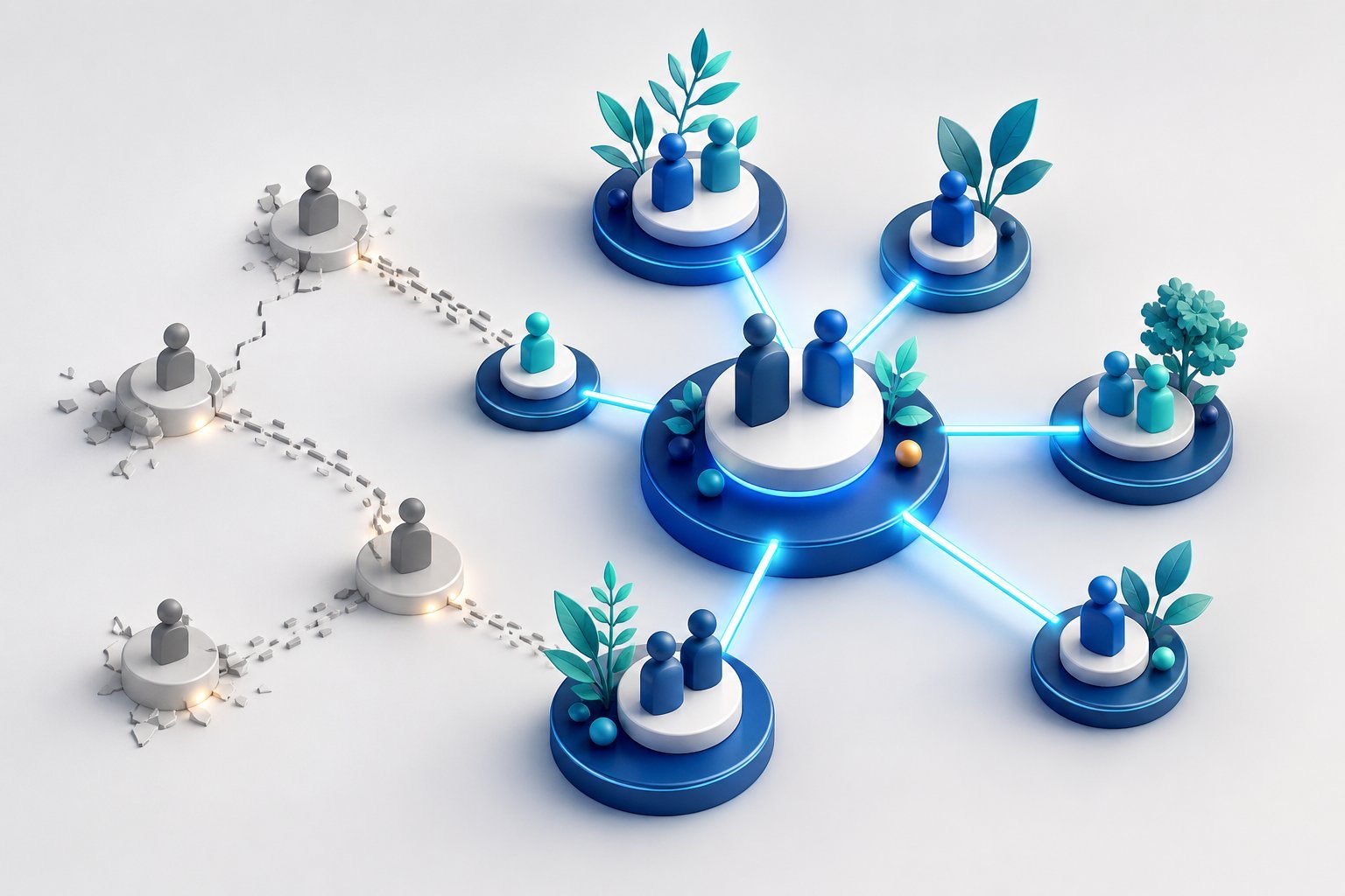 Sustainable link building network growing from strong editorial relationships